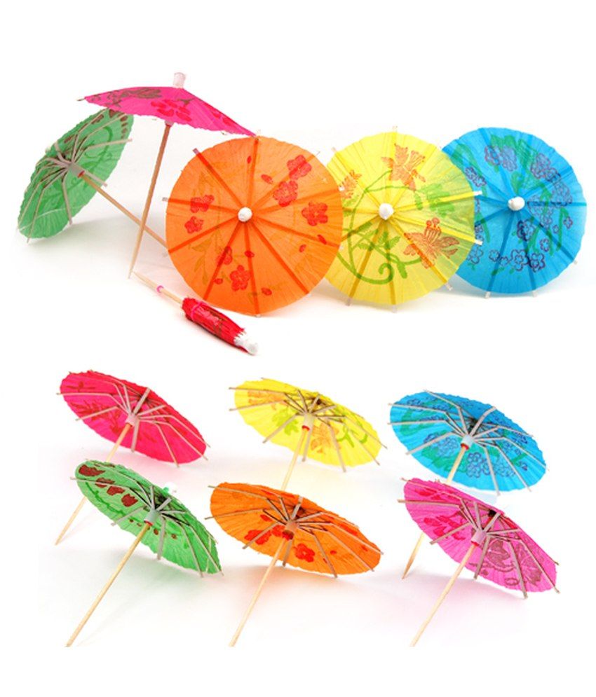 Its Our Studio Tropical Drink Umbrellas (set Of 12) Buy