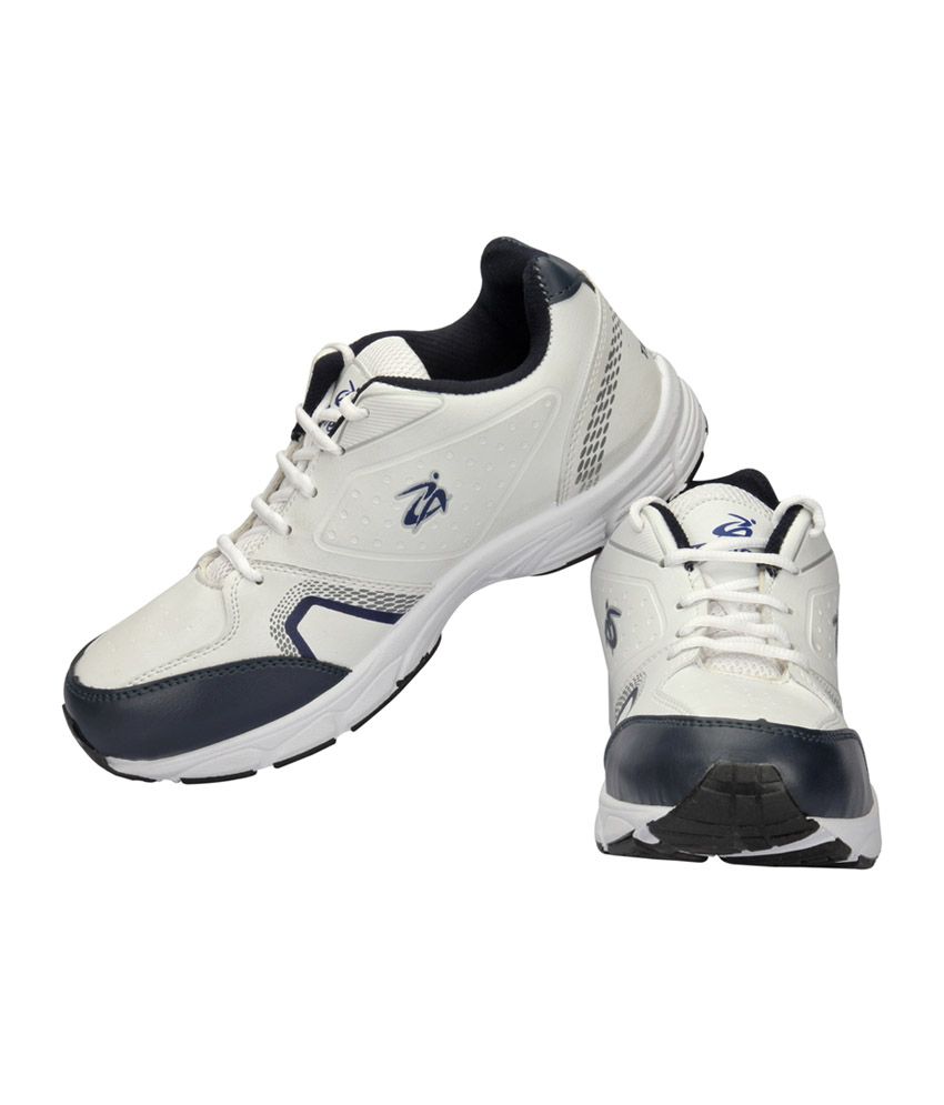 Tavera White Synthetic Leather Running Sports Shoes - Buy Tavera White ...