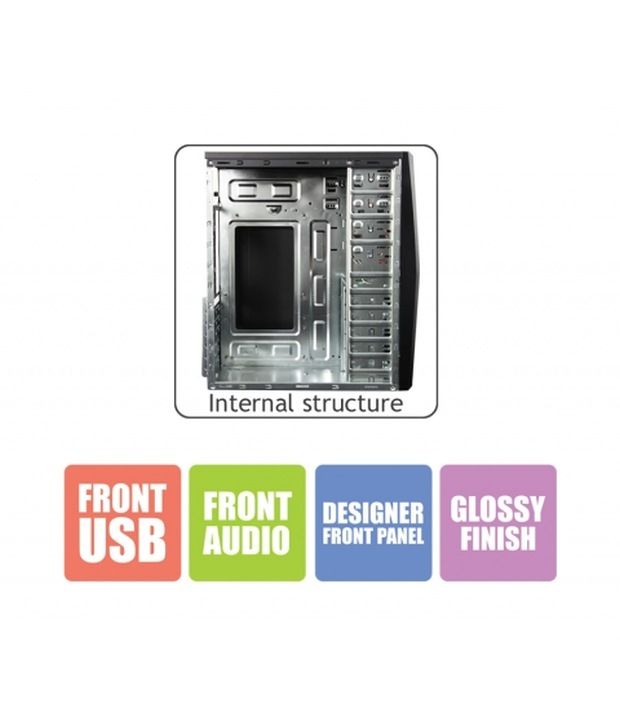 Zebronics Bermuda Black Without Smps Buy Zebronics Bermuda