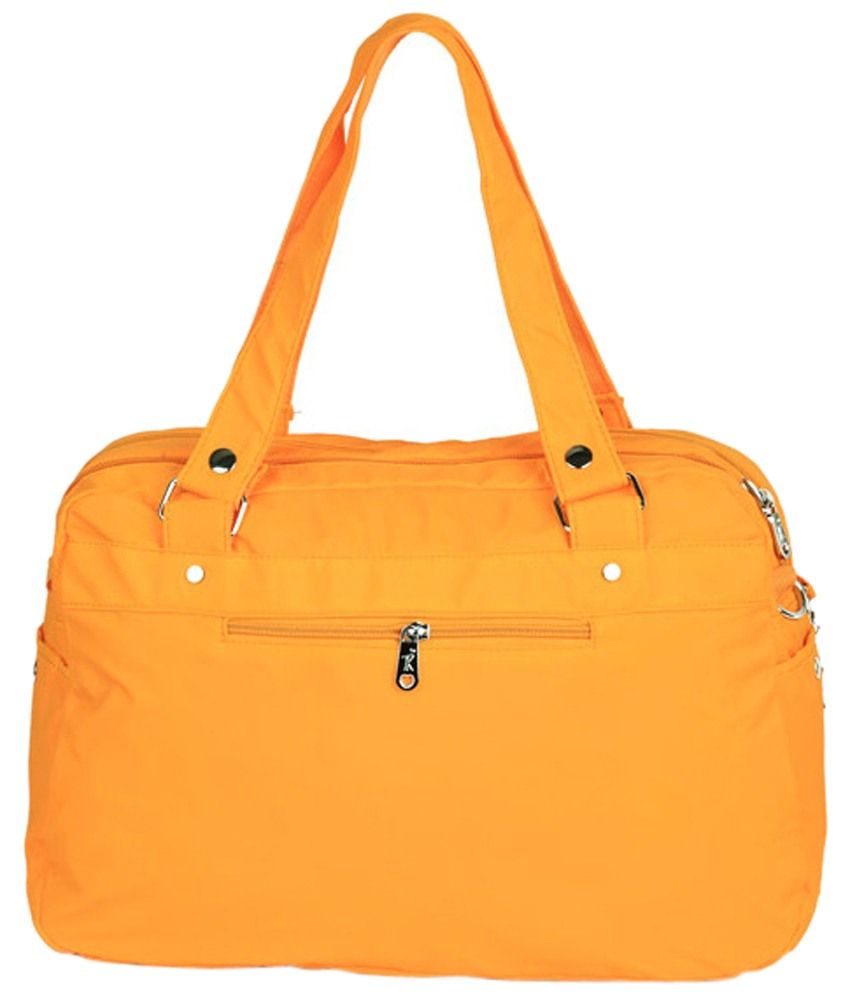 Jinu JINUJ669d Orange Shoulder Bags - Buy Jinu JINUJ669d Orange ...