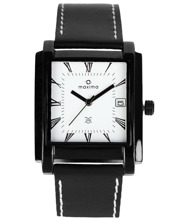 maxima white watch
