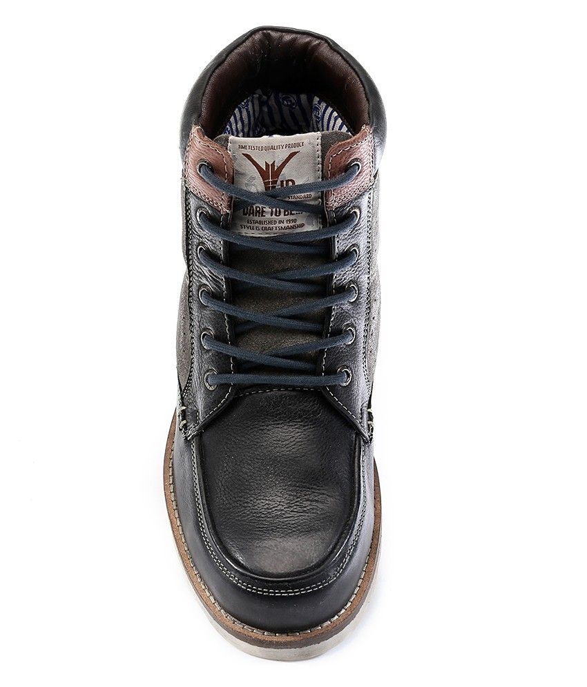 ID 9009 Charcoal Boots Buy ID 9009 Charcoal Boots Online at Best Prices in India on Snapdeal
