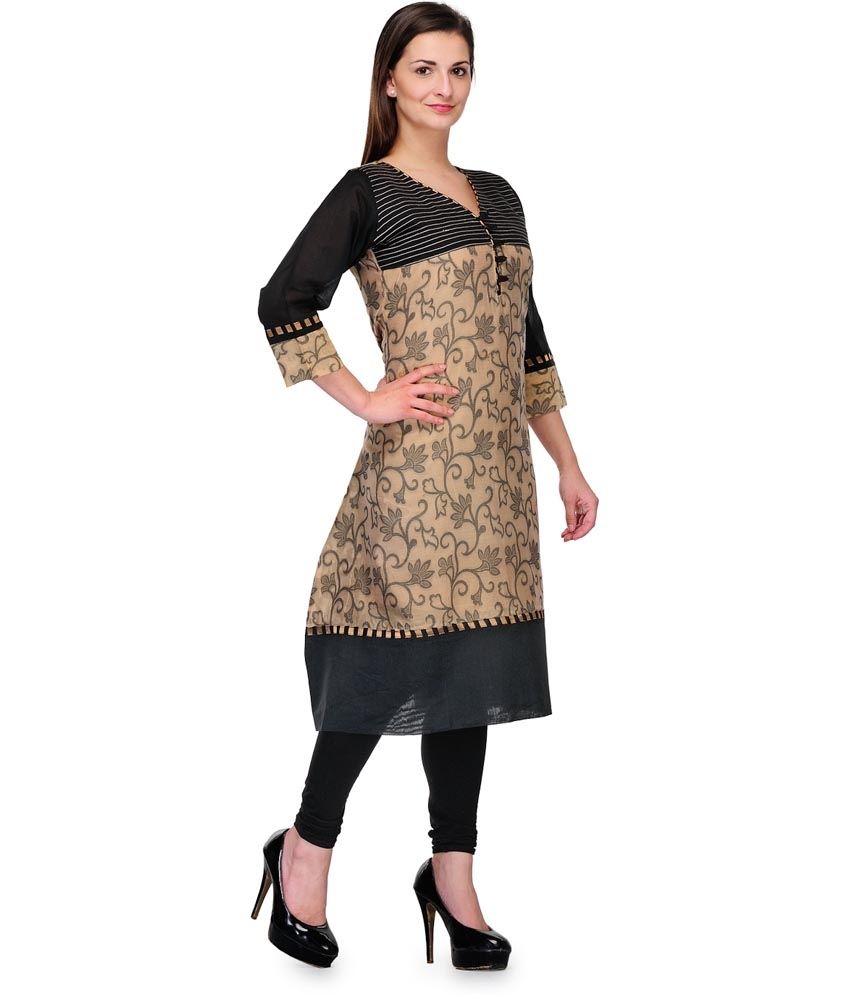 banarasi kurti neck design
