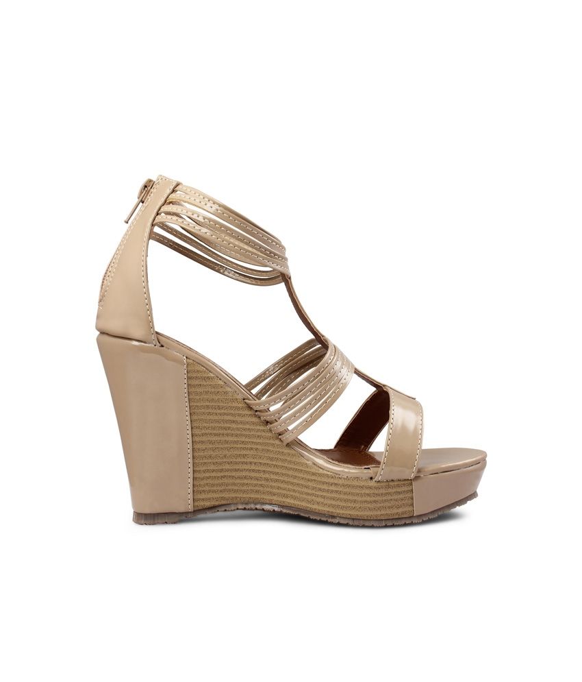 dressy beige wedges