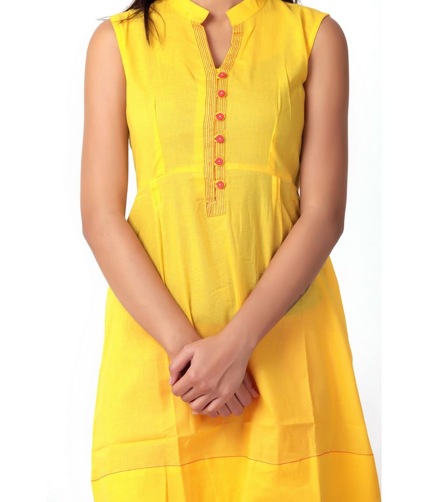 cotton border kurtis