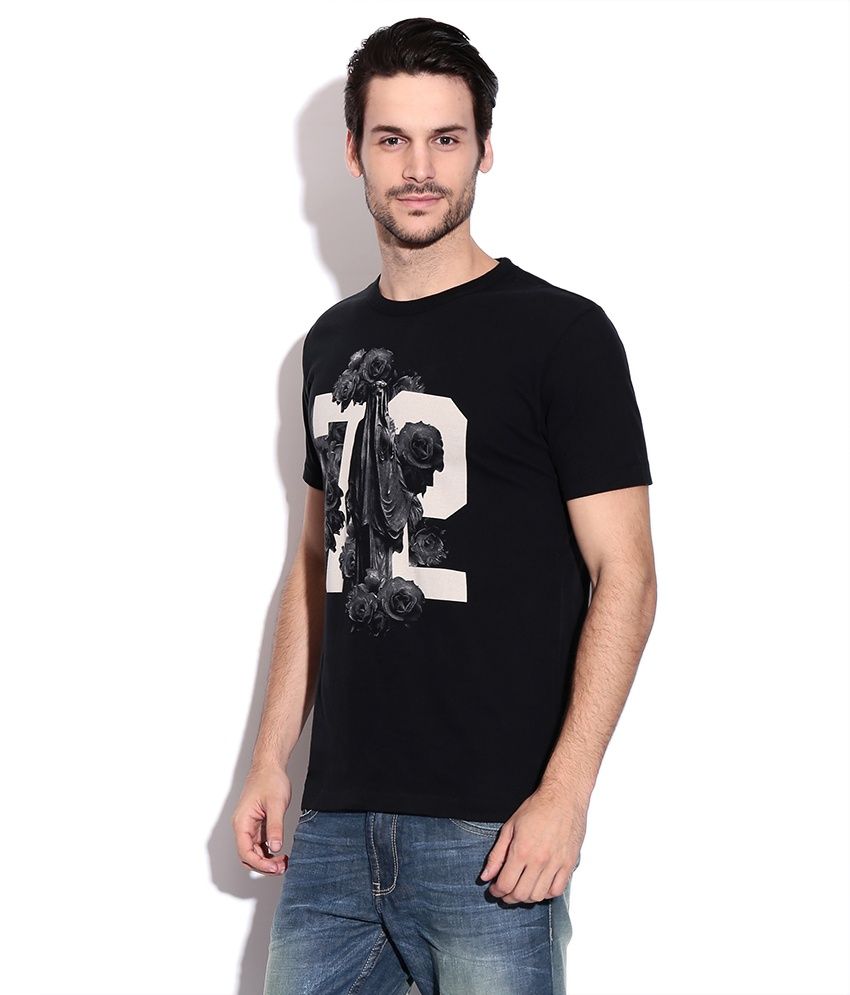 Fcuk Black Round Neck T-Shirt - Buy Fcuk Black Round Neck T-Shirt ...