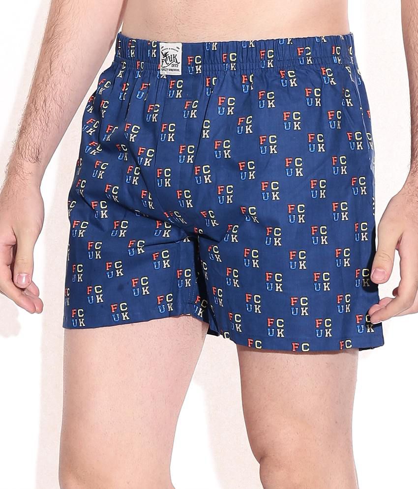 Fcuk Blue Boxer - Buy Fcuk Blue Boxer Online at Low Price in India ...