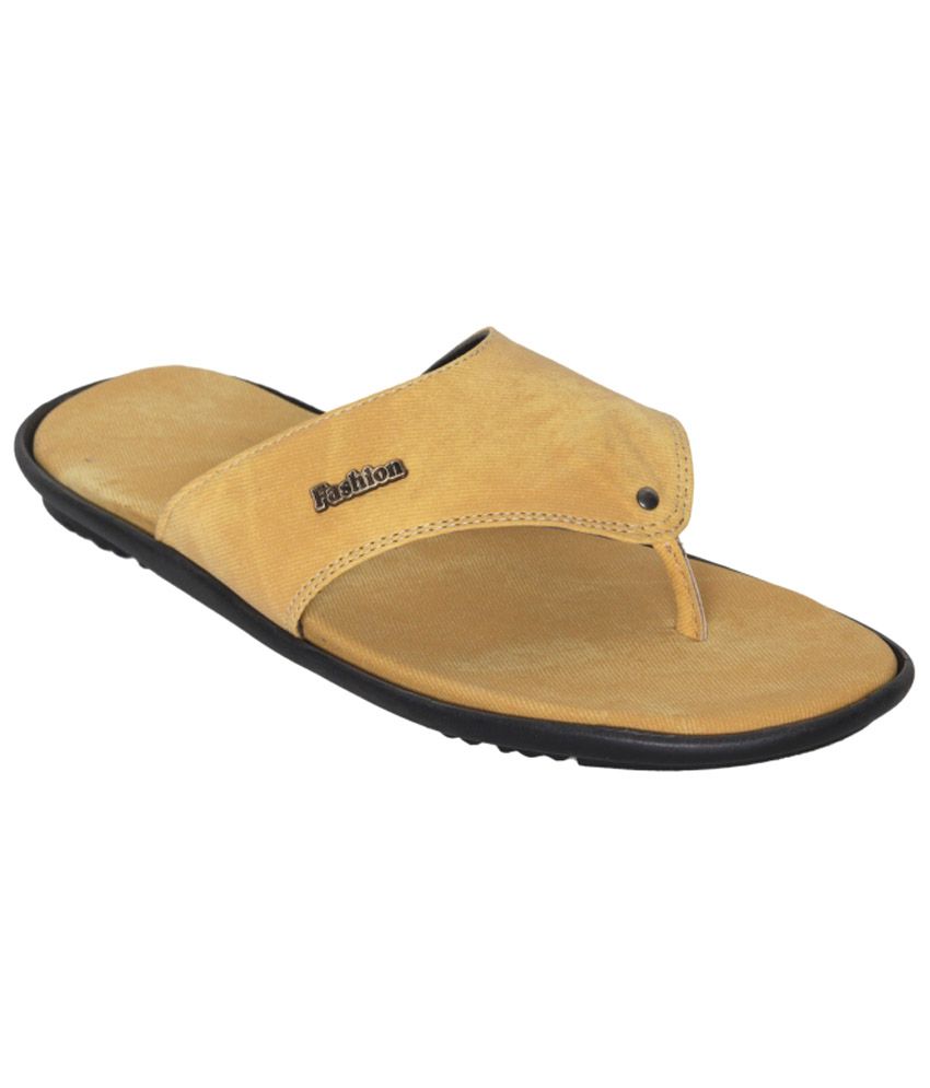 mens yellow slippers