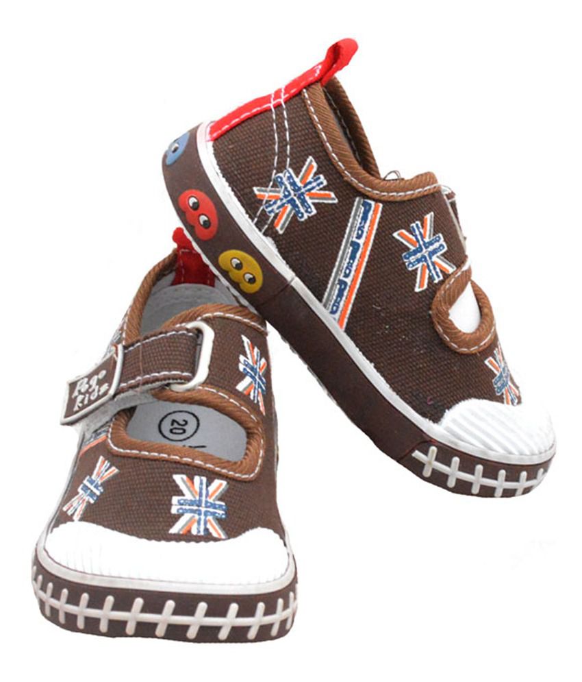 Buy Lakhani Brown Sports Shoes For Kids 