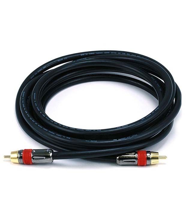 Buy Monoprice 10Ft HighQuality Coaxial Audio/Video Rca Cl2 Rated Cable