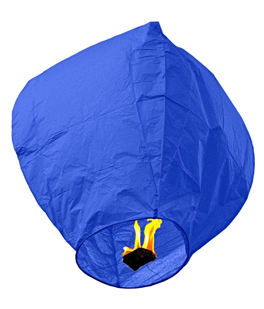 Skycandle Blue Round Sky Lantern Buy Skycandle Blue Round Sky Lantern at Best Price in India on