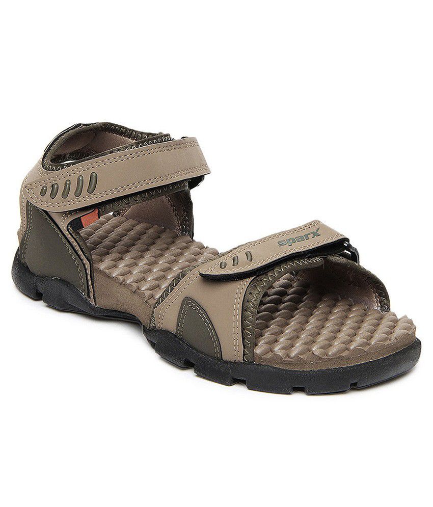 Sparx Brown Floater Sandals