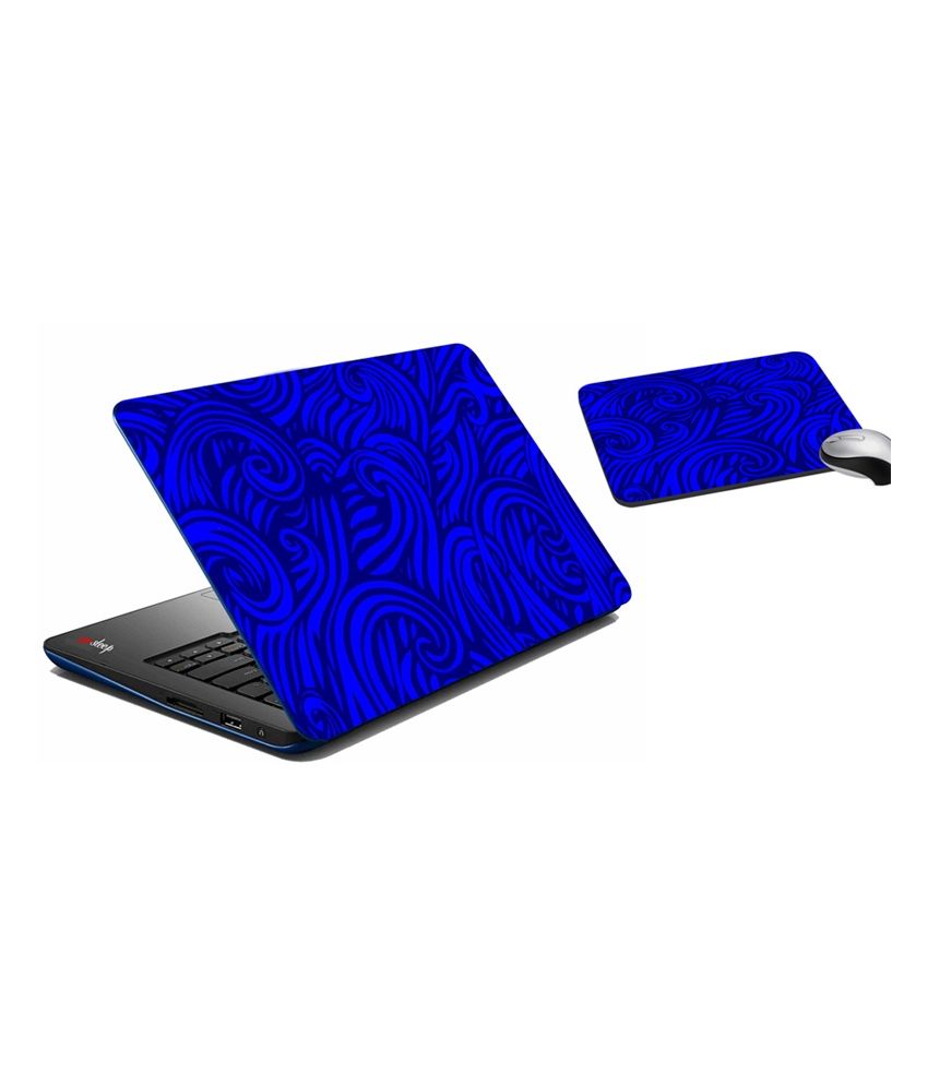 Mesleep Swirls Laptop Skin And Mouse Pad And Mouse Pad Buy Mesleep