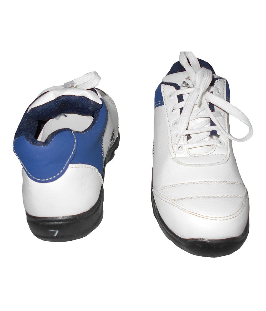 Aaron Blue Leather Walking Men Sport Shoes - Buy Aaron Blue Leather ...