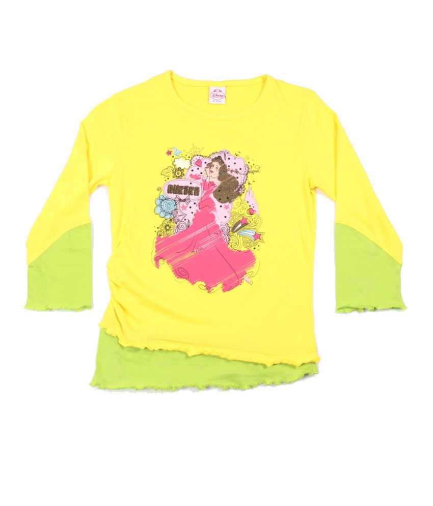 yellow disney character shirt