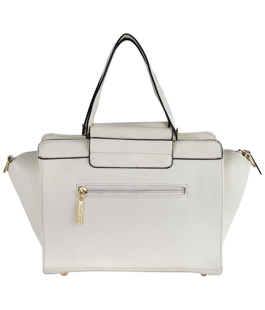 Mod'acc INSS-0014SD White Satchel Bags - Buy Mod'acc INSS-0014SD White ...