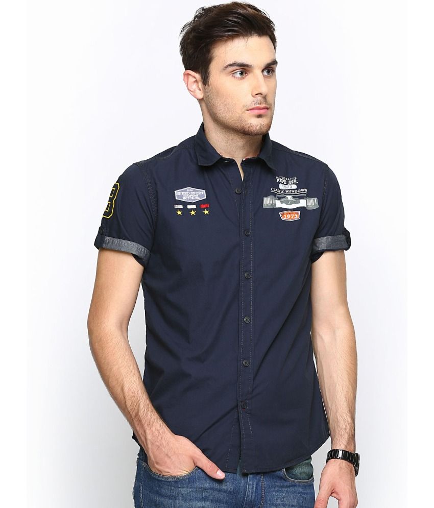 pepe jeans half sleeve shirts
