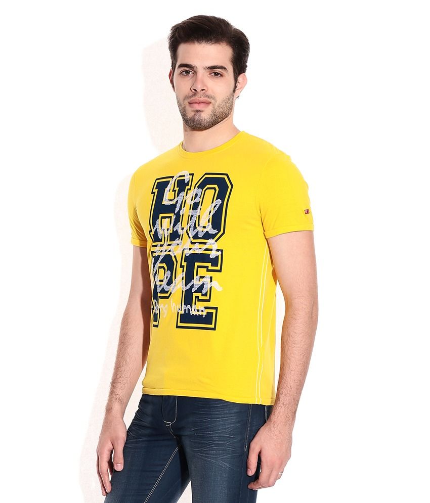 being human yellow t shirt