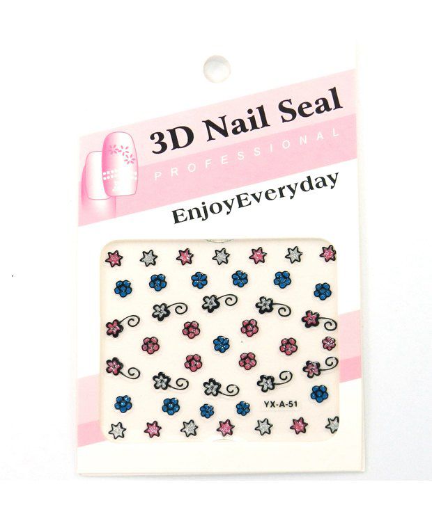 SPM Nail Art 3D Stickers (More Than 100 Stickers In One Pack) for Women ...