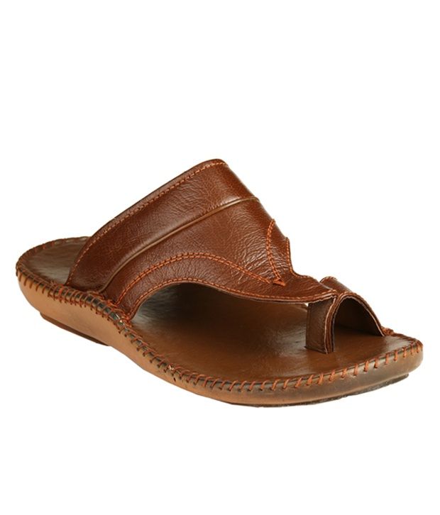 tan color slippers