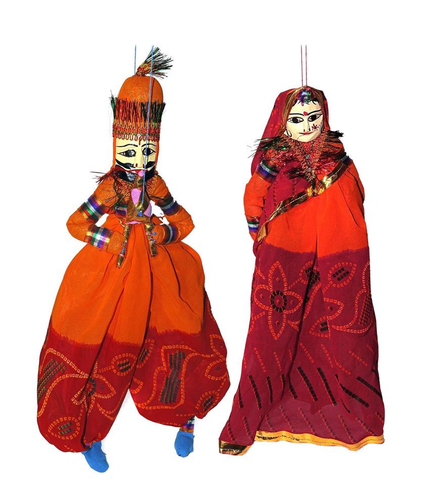 ShopgenxRajasthani Puppet Pair (Kathputli) Buy ShopgenxRajasthani