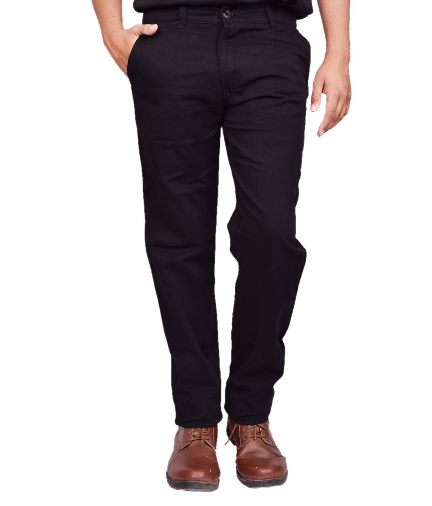 black chinos