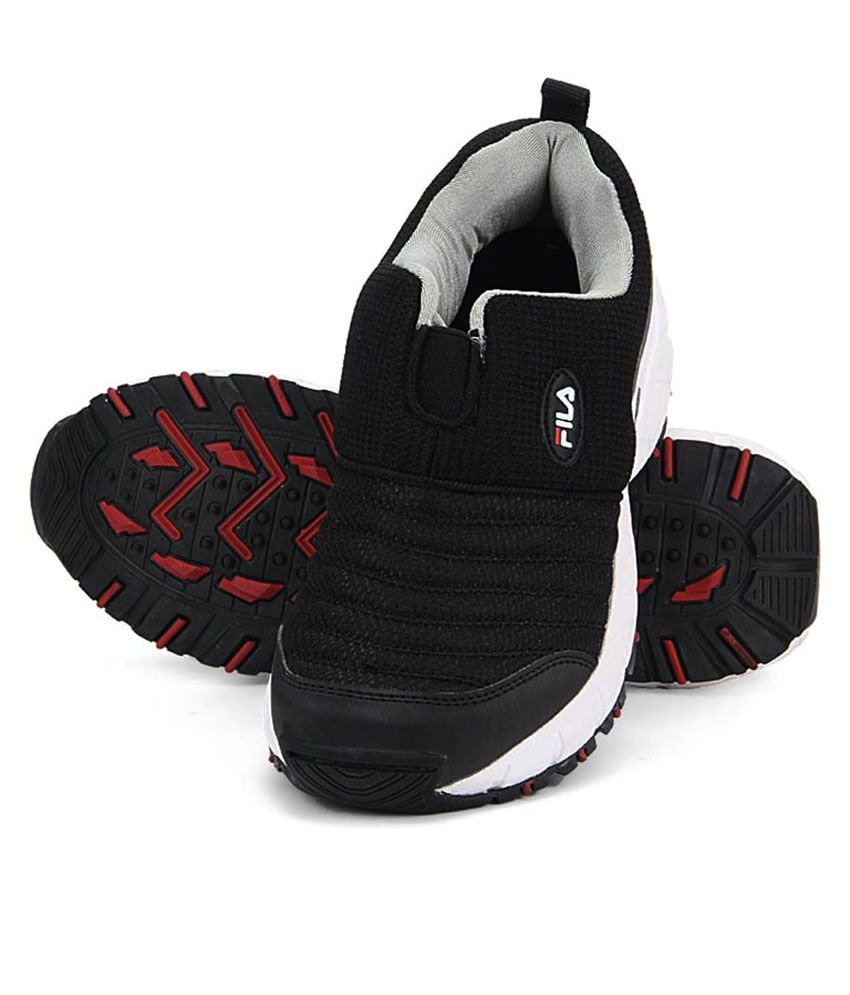 fila men's smash iii black mesh multisport training shoes