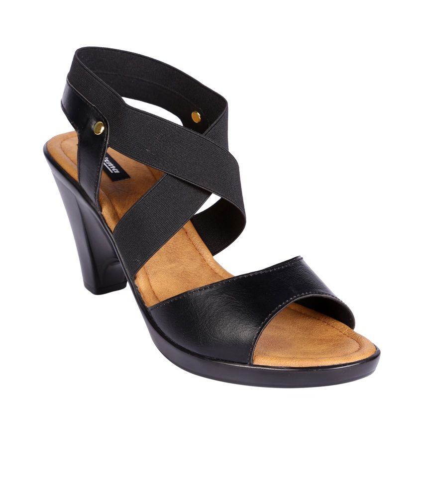 designer black pumps