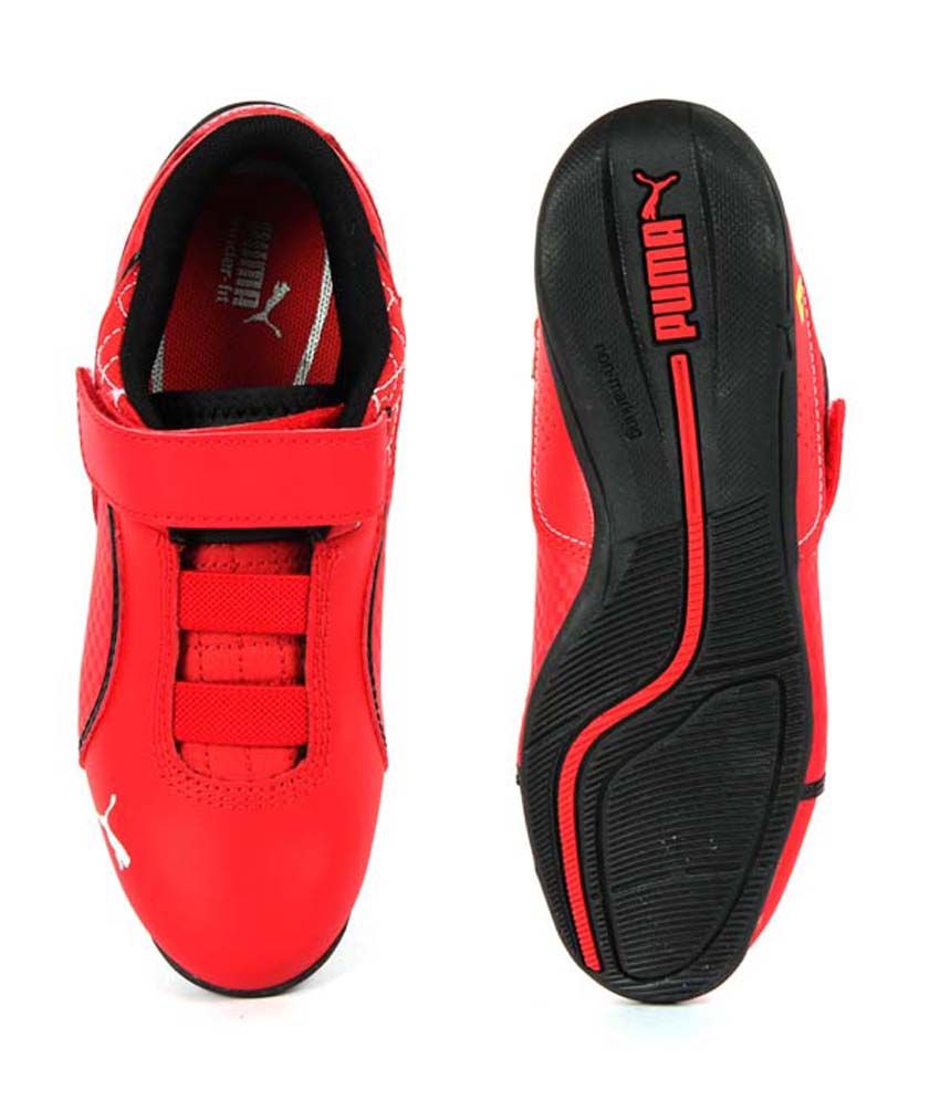 red toddler pumas