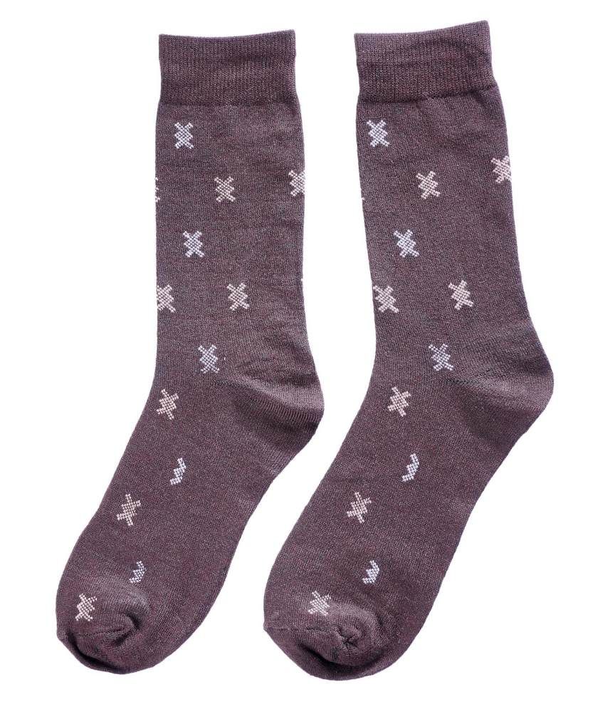 Kiosha Brown Cotton Socks For Men Buy Online at Low Price in India