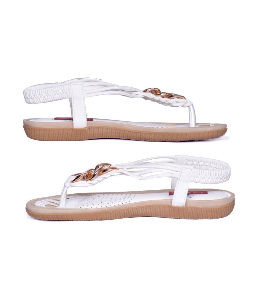Heels N Wedges White Sandals Price in India- Buy Heels N Wedges White Sandals Online at Snapdeal