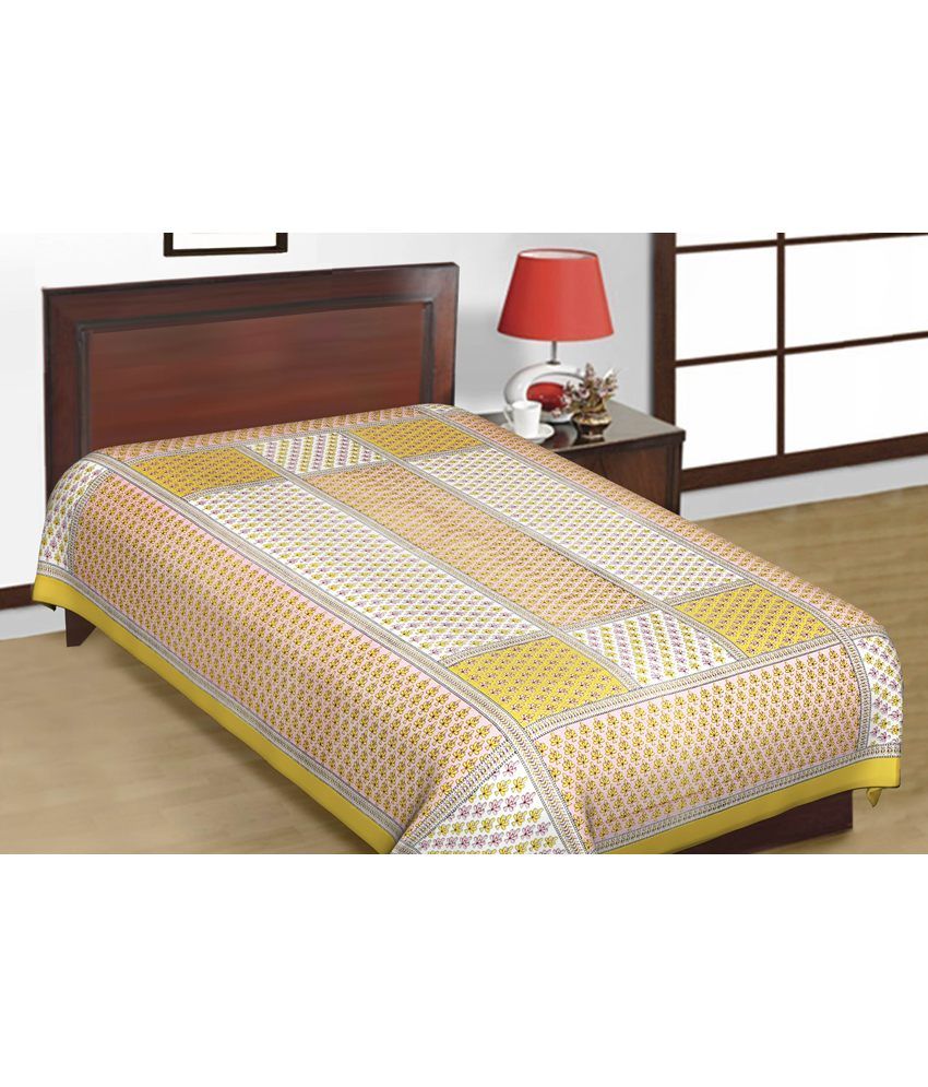 RajLaxmi Jaipuri Print Cotton Single Bedsheet Buy RajLaxmi Jaipuri