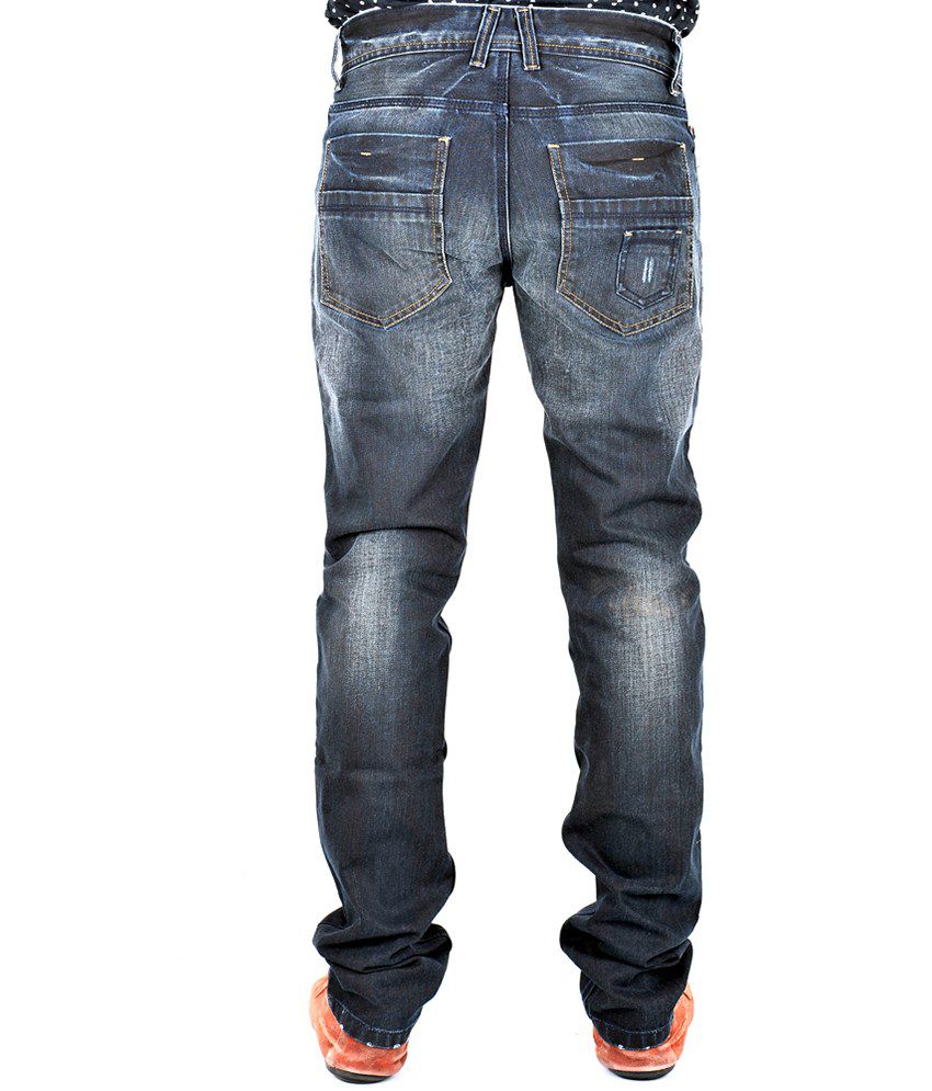 Afford Coated Black Cotton Jeans For Men - Buy Afford Coated Black ...