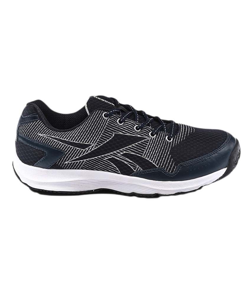 reebok performer lp black running shoes