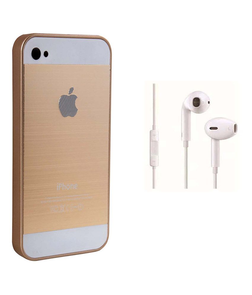 Mobilecops Back Cover Cases for Apple iPhone 6 - Golden - Plain Back ...