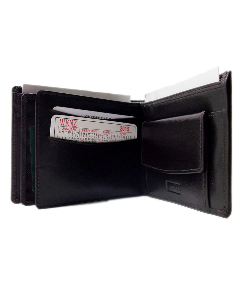 Wenz Superb Genuine Leather Wallet For Men - Brown: Buy Online At Low 