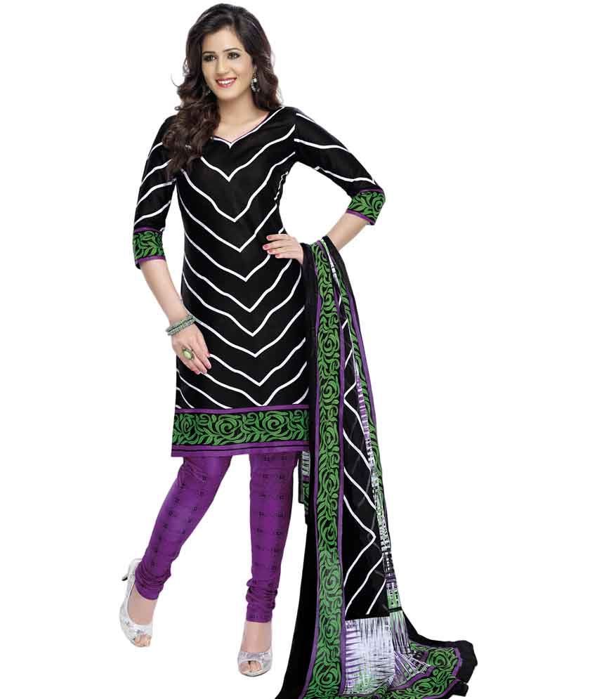 purple and white salwar suit