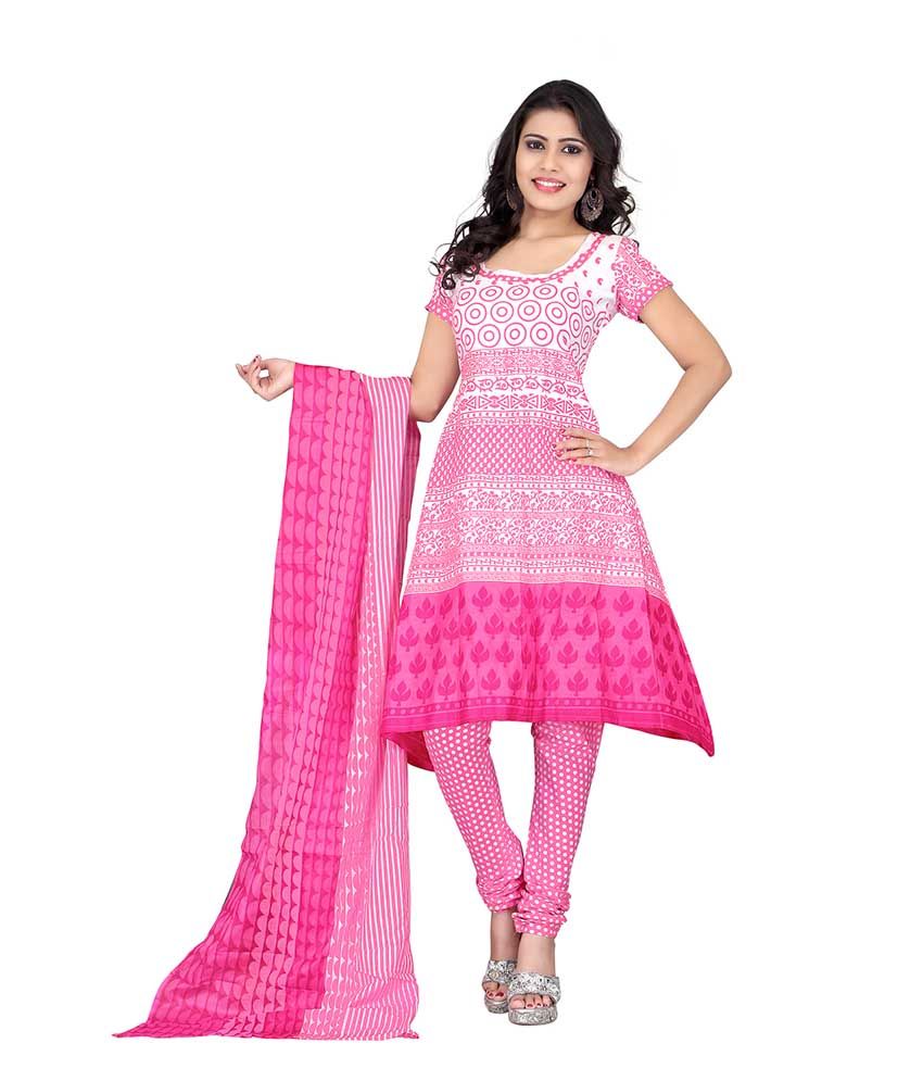 Heer Multicoloured Cotton Straight Unstitched Dress Material Buy Heer