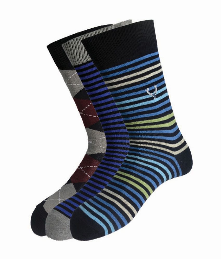 Allen Solly Classic Cotton Socks for Men (Pack of 3): Buy Online at Low ...