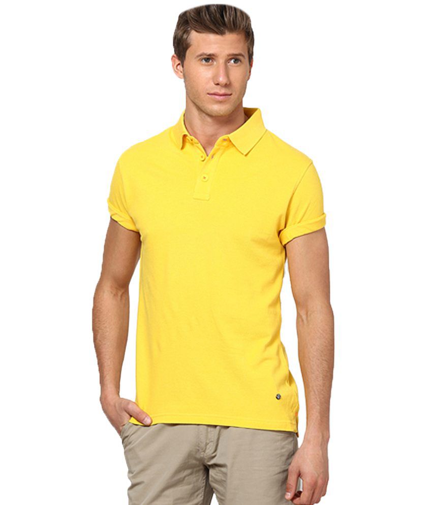 Concepts Yellow Polo T Shirt - Buy Concepts Yellow Polo T Shirt Online ...