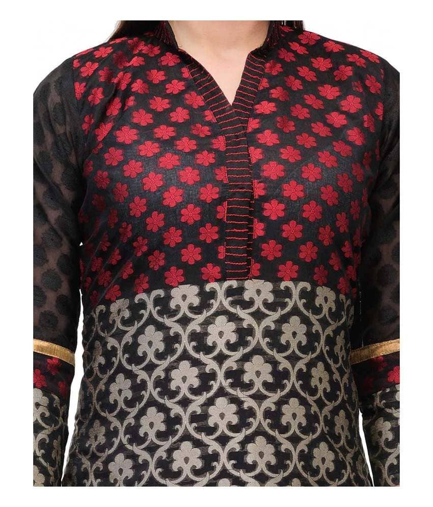 black banarasi kurti design