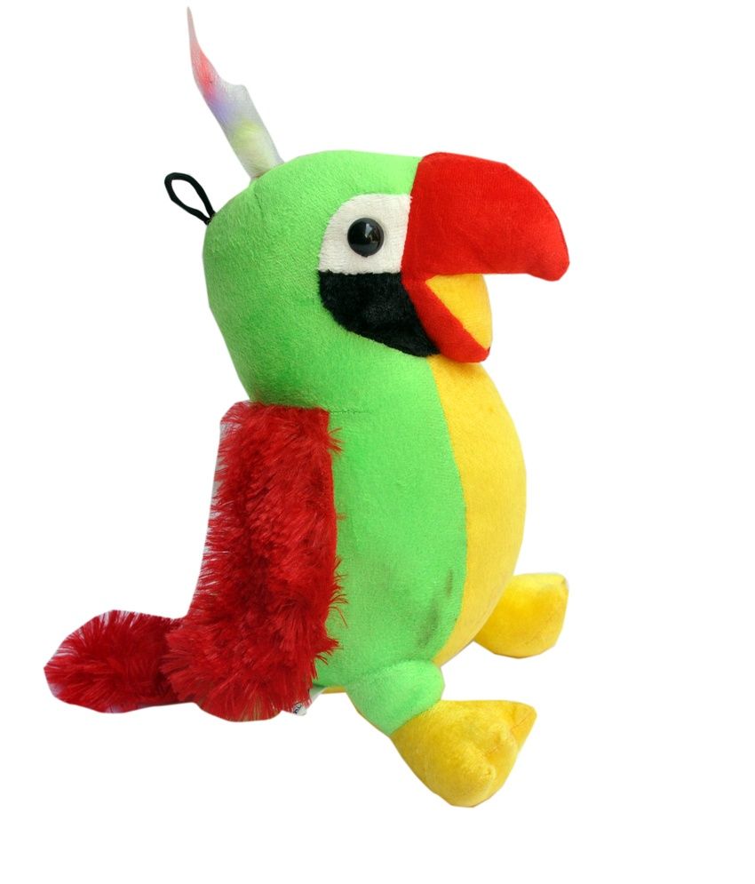 cuddly toy parrot