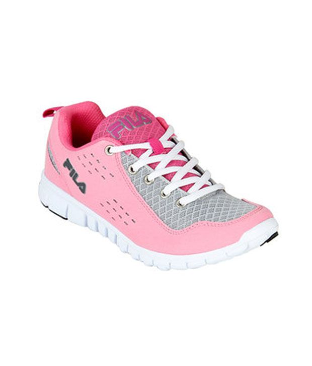 pink fila sneakers