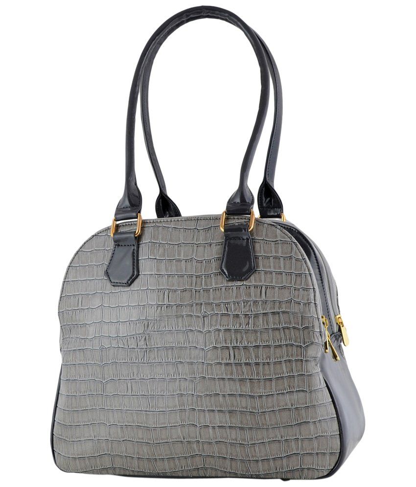 light grey shoulder bag