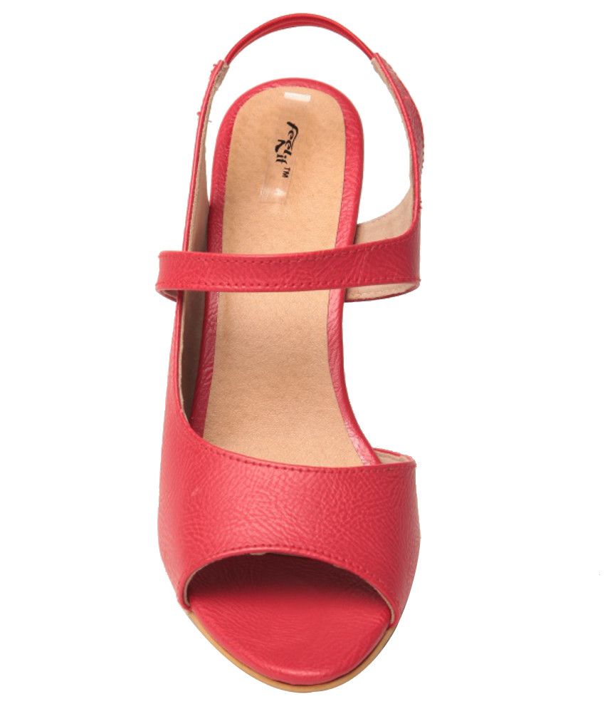 trendy red heels
