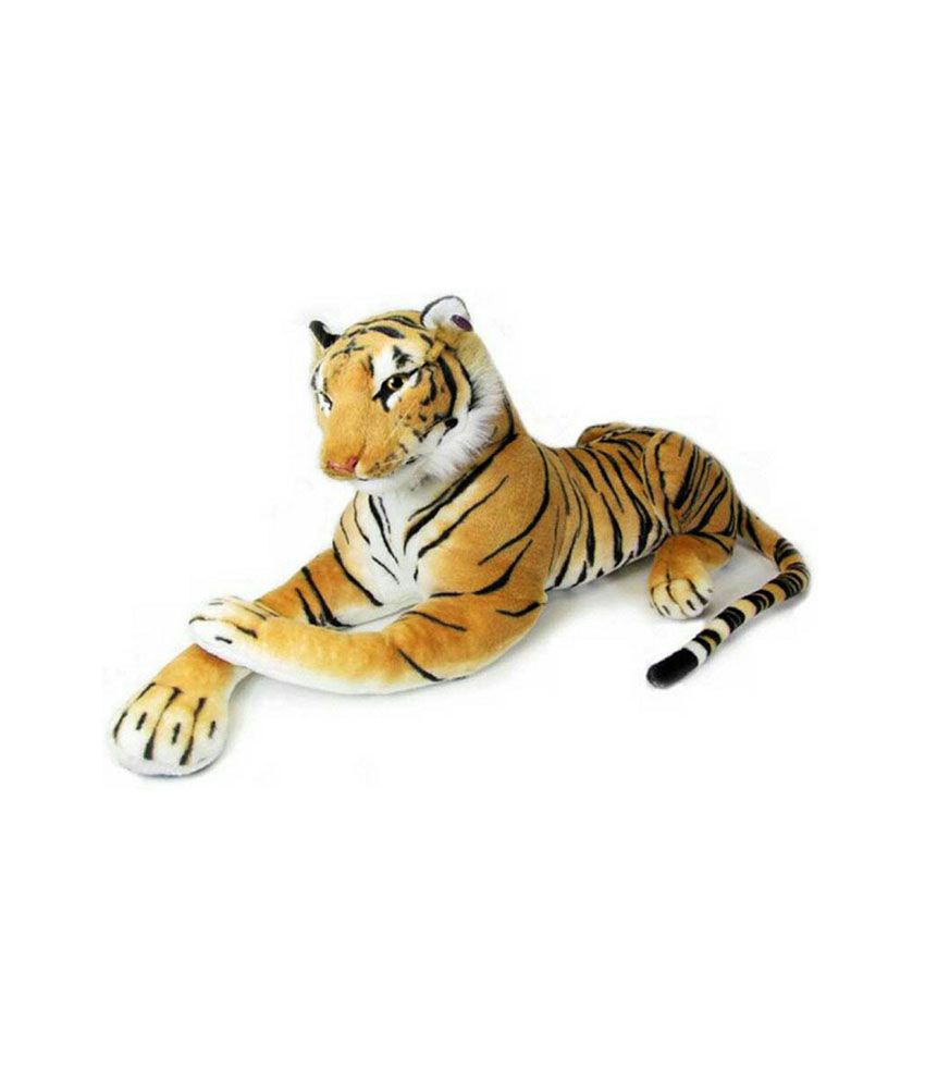 Toy Box Stuffed Tiger Animal Soft Toy - 45cm - Buy Toy Box Stuffed Tiger  Animal Soft Toy - 45cm Online at Low Price - Snapdeal