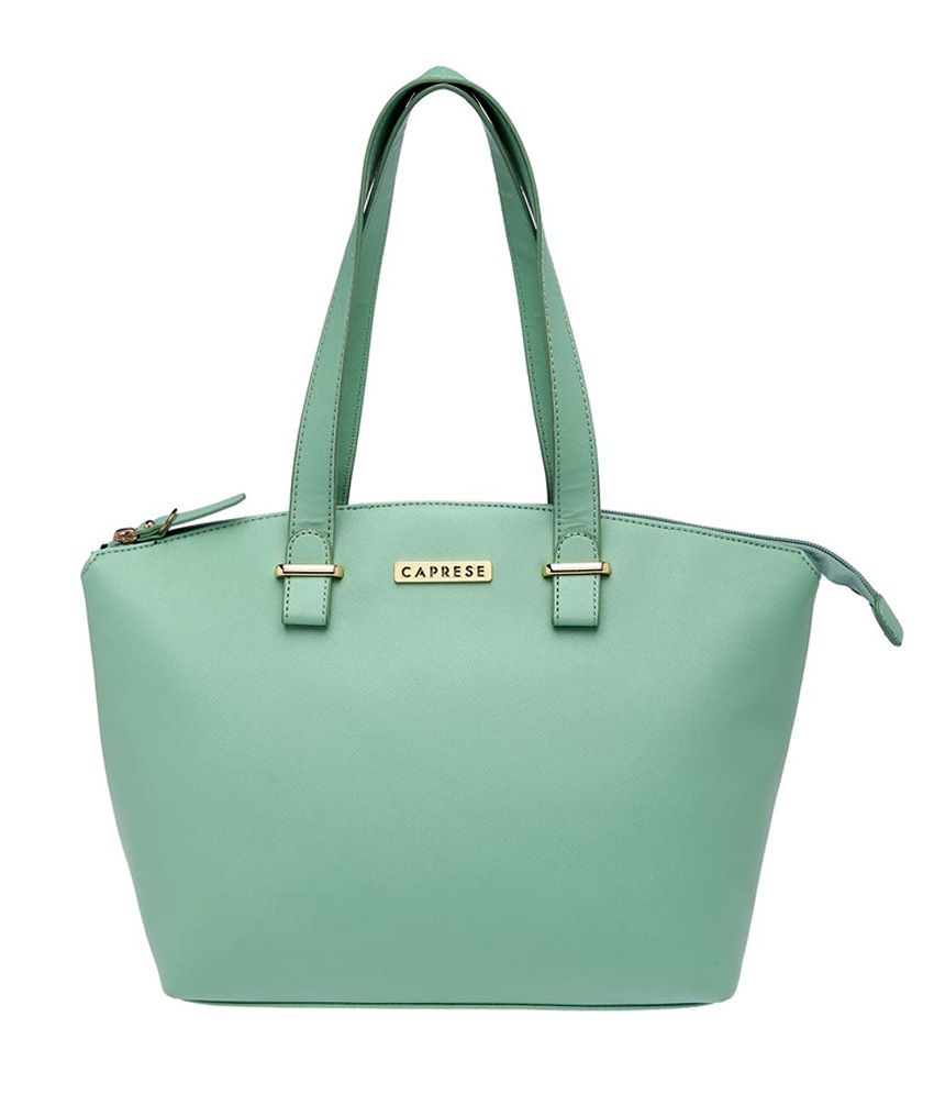 Caprese Mint Green Zeta Large Shoulder Bag - Buy Caprese Mint Green ...