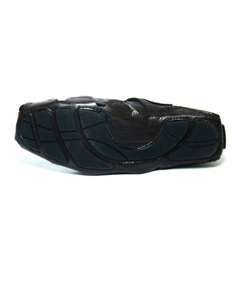 brown leather velcro shoes