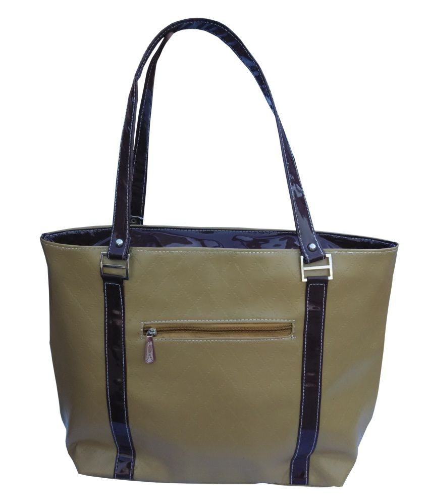 brown designer shoulder bag