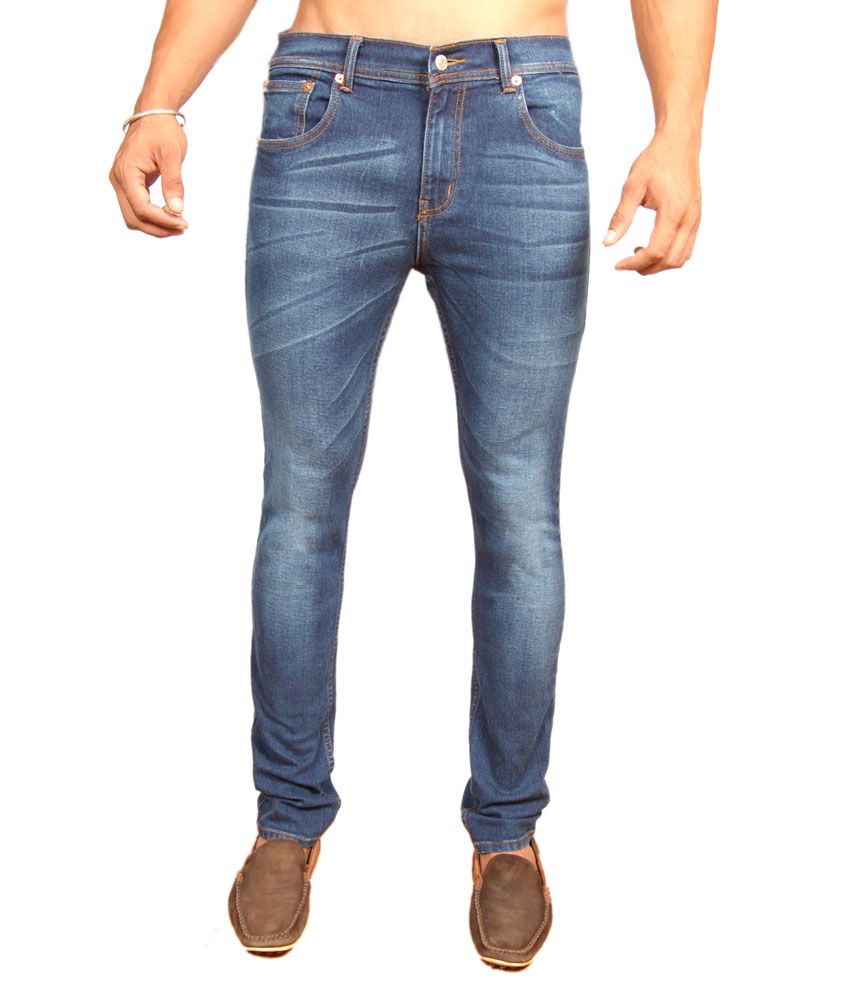 Levis 511 Slim Fit Lycra Washed Jeans Blue Color For Men - Buy Levis ...